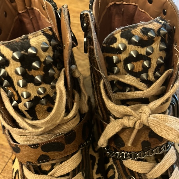 Sam Edelman Animal Print Booties - Picture 2 of 10